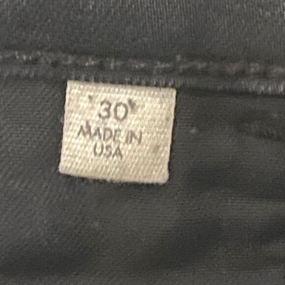 Crippen Washed Black Skinny High Rise Stretch USA Made Women's Jeans‎ Size 30 - Picture 7 of 9